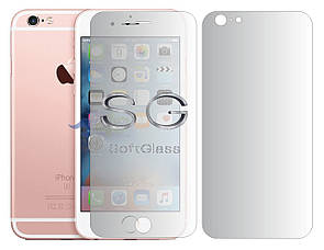 М'яке скло Apple iPhone 6 plus Комплект: Передня та Задня панелі поліуретанове SoftGlass