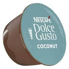 Поштучно! Кава в капсулах Nescafe Dolce Gusto Coconut Flat White 12 шт Безлактозна кава, кокосове молоко