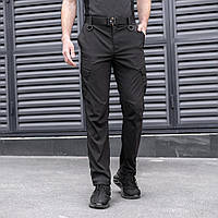 Базові тактичні чоловічі чорні штани карго, якісні чорні прямі штани карго