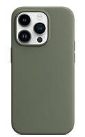 Чохол Monblan Magnetic Silicone Series MagSafe & Animation для iPhone14 Pro Max Olive
