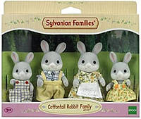 Сім'я бавовняних кроликів Сільваніан фемілі Sylvanian families Cottontail Rabbit Family 4030 оригінал