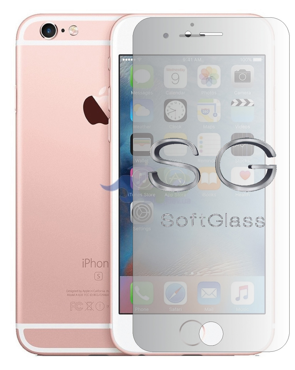 М'яке скло для Apple iPhone 6 plus на екран поліуретанове SoftGlass