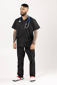 Медичний костюм Мадрид Чорний