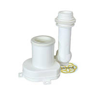 Універсальний сифон для пісуару Ø40-50 мм, білий Sanpreis, фото 2