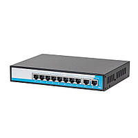 БУ Коммутатор неуправляемый HongRui HR901-AF-82GN, 2xGbit, 8xPoE