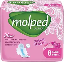 Прокладки жіночі "Molped ultra" 5 крапель (8шт.)