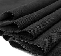 Двунитка чорна шир.150см