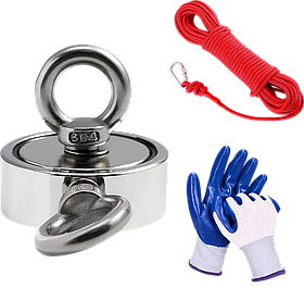 Потужний неодимовий магніт 140 кг Kraft&Dele KD10415 неодимовий магніт