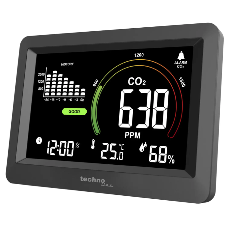 Метеостанція побутова для дому Електронна Домашня Метео Technoline WL1028 Black (WL1028) Німеччина