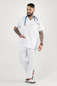 Медичний костюм Мадрид Білий