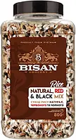 Суміш рису Bisan Натурального Червоного та Чорного 800 г