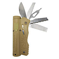 Багатофункціональний туристичний розкладний ніж, ліхтарик, повербанк