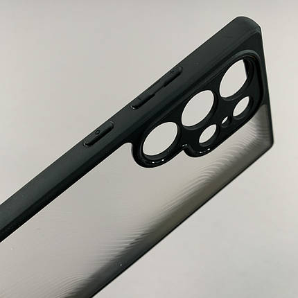 Чохол для Samsung Galaxy S24 Ultra накладка із захистом камери на телефон самсунг с24 ультра чорний, фото 3