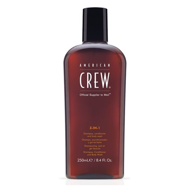 Засіб 3-в-1 по догляду за волоссям та тілом American Crew Shampoo, Conditioner and Body Wash 3in1 250 мл