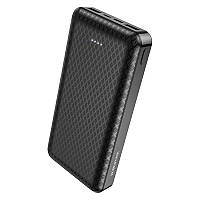 Внешний аккумулятор повербанк power bank BOROFONE Minimalist power bank 20000mAh BJ3A 2USB/1Type-C, 2A black