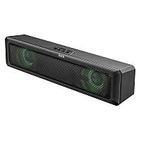 Портативная компьютерная Bluetooth акустика колонка для пк HOCO Sound Blaster glaring speaker RGB DS31