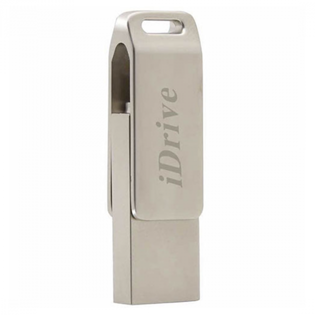 Флеш-накопитель для iPhone и iPad iDrive Metallic 32GB Флешка с разъемом Lightning / USB 2.0 - фото 5 - id-p2134658493