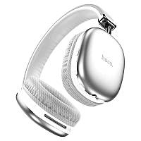 Наушники беспроводные Bluetooth c микрофоном HOCO W35 |BT5.3, 40h, AUX, Micro-SD| Silver