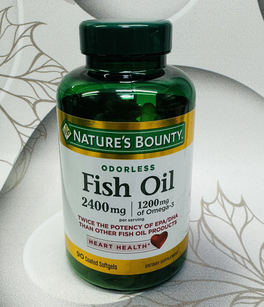 Риб'ячий жир в капсулах Nature's Bounty Fish Oil Omega 3, 2400мг