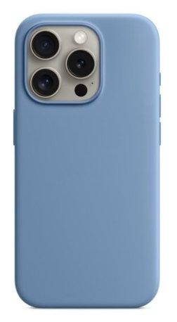 Чохол Monblan Magnetic Silicone MagSafe Series для iPhone 15 Pro Winter Blue