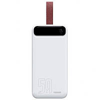 Внешний аккумулятор повербанк power bank Proda PD-P97 Leading 50000mAh |2USB/Type-C/Micro, Фонарик| White