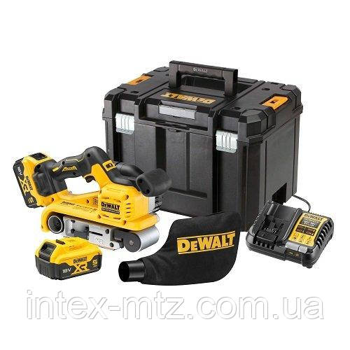 Стрічкова шліфувальна машина акумуляторна DeWALT DCW220P2