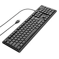 Проводная USB клавиатура HOCO Ice wolf wired business keyboard GM23 (ru/ukr/en)