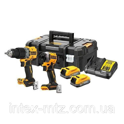 Набір із 2 акумуляторних інструментів DeWALT DCK2050E2T