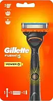 Станок для бритья Gillette Fusion5 Power на батарейке с 1 кассетой