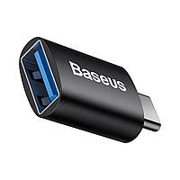 Адаптер Переходник Baseus Ingenuity Series Mini OTG Adaptor Type-C to USB-A 3.1 |10Gbps| Black