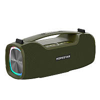 Портативная беспроводная Bluetooth колонка Hopestar A6X |BT5.0, 55W, TWS, AUX/TF/USB, 4h, IPX6| Green