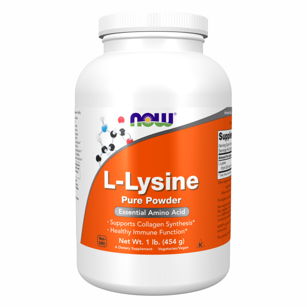 L-Lysine Powder - 454g, фото 1