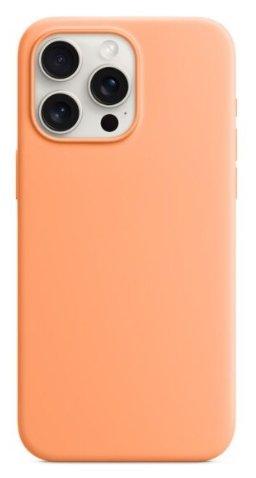 Чохол Monblan Magnetic Silicone MagSafe Series для iPhone 15 Pro Max Orange Sorbet