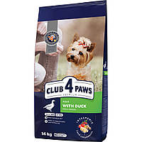 Сухий корм для собак Club 4 Paws Преміум. Для малих порід з качкою 14 кг (4820215368964)