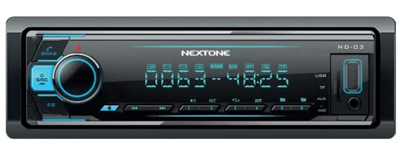 Автомагнітола Nextone ND-03 Автомобільний MP3 ресивер для музики Автомагнітола потужна Стильний дизайн