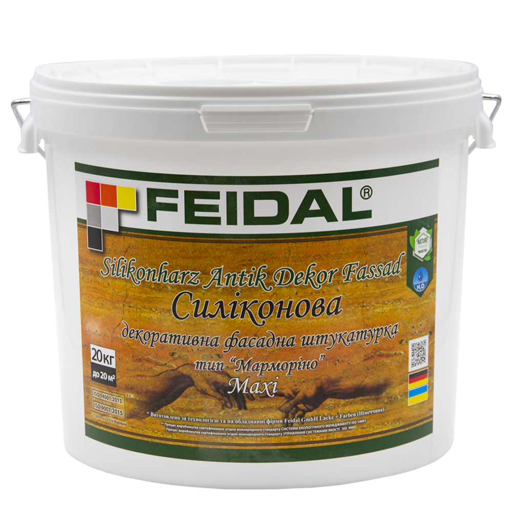 Штукатурка Feidal Silikonharz Antik Dekor Fassad 10 кг.