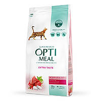Сухий корм для кішок Optimeal зі смаком телятини 10 кг (B1830501)