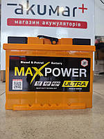 Аккумулятор автомобильный 60 Ah L+ MAX POWER (Турция)