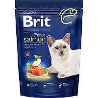 Сухий корм для кішок Brit Premium by Nature Cat Adult Salmon 800 г (8595602553051)