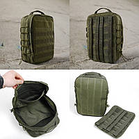 Тактический штурмовой военный быстросъемный рюкзак кордура олива, Рюкзак для военнослужащих alrkt