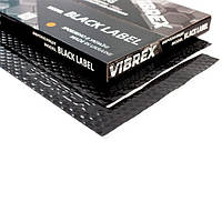 Виброизоляция 350x500 мм толщина 2 мм Vibrex Black Label для дверей, багажника, капота, крыши