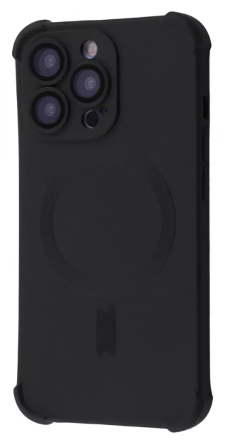 Чохол Silk Touch Case with MagSafe для iPhone 15 Pro Black