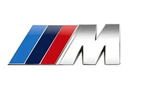 Металлическая наклейка на багажник для BMW в стиле "M"