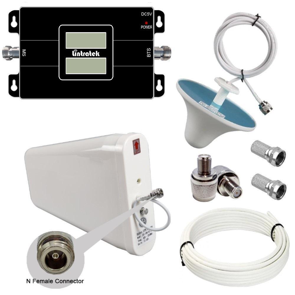 Репітер підсилювач мобільного зв'язку і інтернету Lintratek KW17L-GD GSM та 4G сигналу 900/1800 МГц (10/3 дБі), фото 1