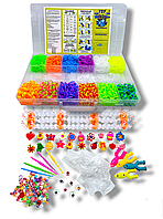 Набор для плетение браслетов из резинок Fashion loom bands set 5000 с аксессуарами