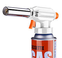 Газовий пальник з п'єзопідпалом Gas Torch SF-129 White (0594)
