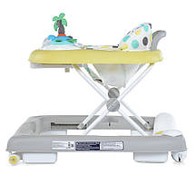 Дитячі ходунки EL CAMINO PARADISE ME 1103 Yellow Сіро-жовті, фото 3