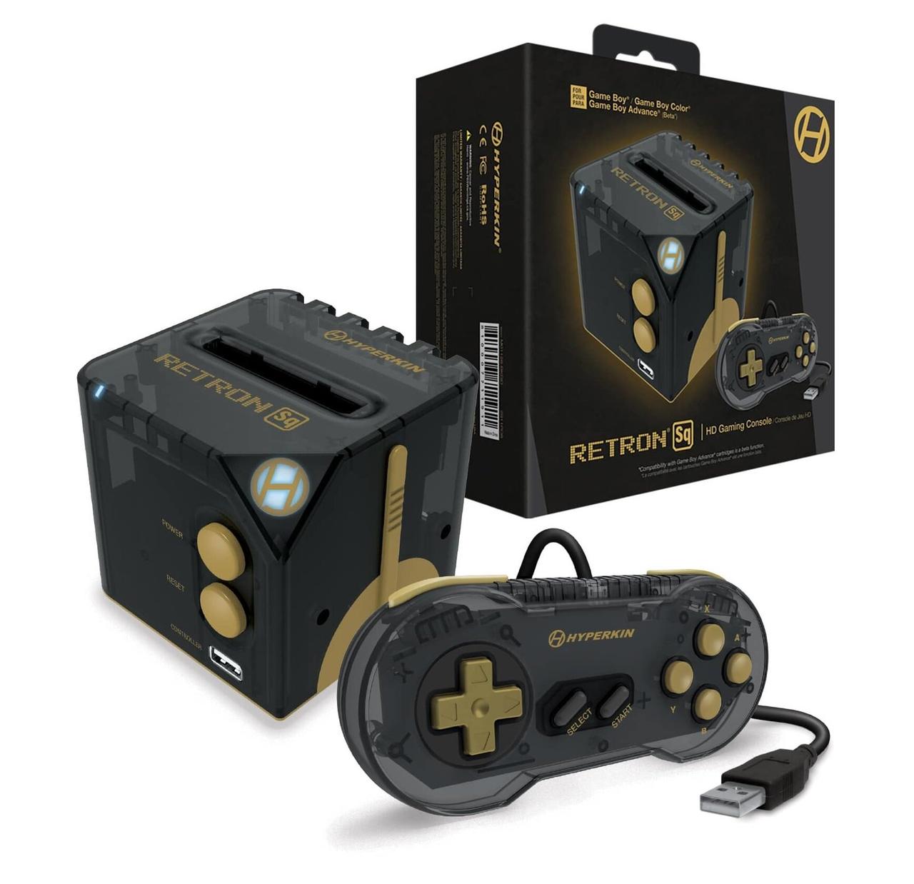Приставка (консоль) Hyperkin RetroN Sq Black Gold , Гарантія, фото 1