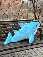 Велика акула 90см голуба | м’яка іграшка