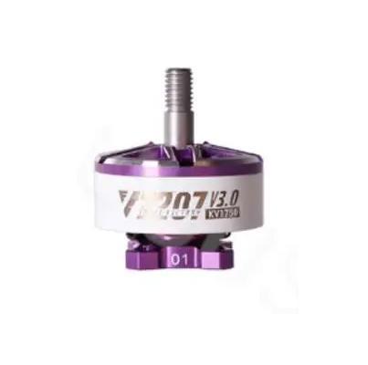 Двигун безколекторний T-Motor Velox V2207 V3 1750KV purple для дрона квадрокоптера, фото 1